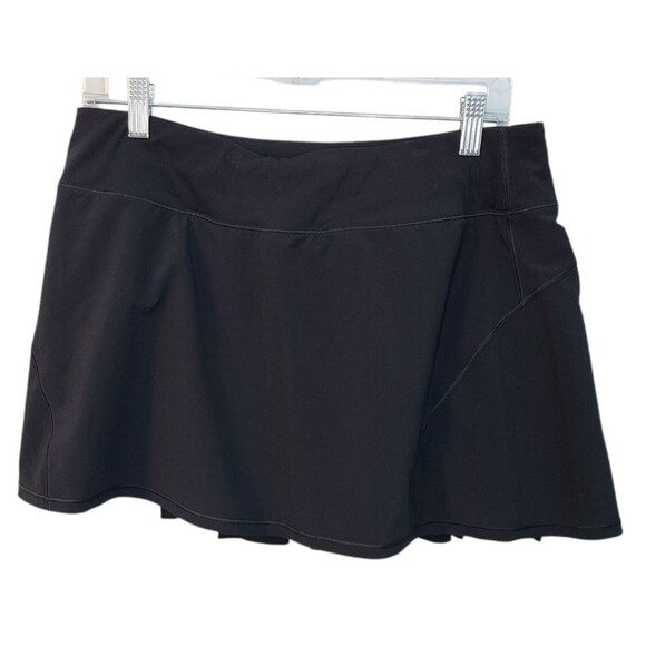 CRZ YOGA Feathery-Fit Womens L Black Tennis Golf Skorts Pockets Athletic Sports - Picture 1 of 15